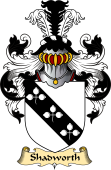 English Coat of Arms (v.23) for the family Shadworth