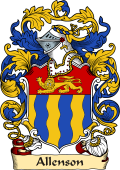 English or Welsh Family Coat of Arms (v.23) for Allenson