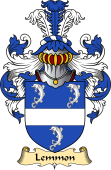 English Coat of Arms (v.23) for the family Leman or Lemmon