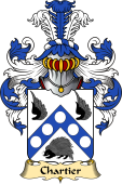 French Family Coat of Arms (v.23) for Chartier