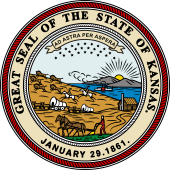 US State Seal for Kansas 1861