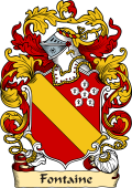 English or Welsh Family Coat of Arms (v.23) for Fontaine (London)