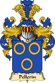French Family Coat of Arms (v.23) for Pellerin