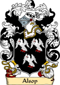 English or Welsh Family Coat of Arms (v.23) for Alsop (Derby and Leicestershire)