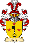 v.23 Coat of Family Arms from Germany for Behr