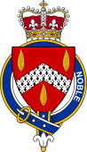 British Garter Coat of Arms for Noble (Scotland)