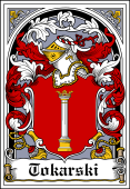 Polish Coat of Arms Bookplate for Tokarski