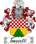Araldica Italiana Coat of arms used by the Italian family Tomacetti