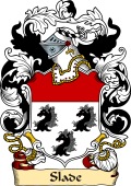 English or Welsh Family Coat of Arms (v.23) for Slade (Bedfordshire, Huntingdonshire)