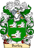 English or Welsh Family Coat of Arms (v.23) for Burley