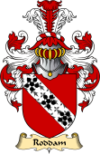 English Coat of Arms (v.23) for the family Roddam