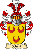 v.23 Coat of Family Arms from Germany for Scherf