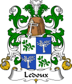 Coat of Arms from France for Ledoux (or Doux)