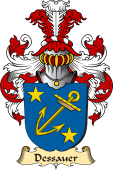 v.23 Coat of Family Arms from Germany for Dessauer