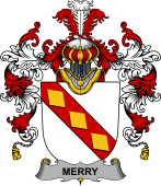 Irish Family Coat of Arms (v.25b) Merry or O'Merry