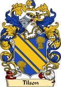 English or Welsh Family Coat of Arms (v.23) for Tilson (Huxleigh, Cheshire)