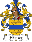 German Wappen Coat of Arms for Hörner