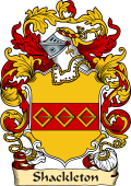 English or Welsh Family Coat of Arms (v.23) for Shackleton (Ref Berry)