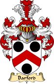 English Coat of Arms (v.23) for the family Barford or Barfoot