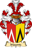 v.23 Coat of Family Arms from Germany for Mauntz