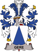 Coat of arms used by the Danish family Gere