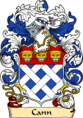 English or Welsh Family Coat of Arms (v.23) for Cann (Bristol, 1663)