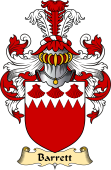 English Coat of Arms (v.23) for the family Barrett