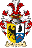 v.23 Coat of Family Arms from Germany for Goldberger