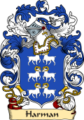English or Welsh Family Coat of Arms (v.23) for Harman