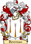 English or Welsh Family Coat of Arms (v.23) for Bowman (Wessingset, Norfolk)