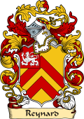 English or Welsh Family Coat of Arms (v.23) for Reynard (Ref Berry)