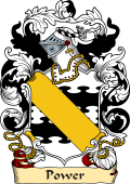 English or Welsh Family Coat of Arms (v.23) for Power (Oxford and Surrey, 1601)