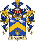 French Family Coat of Arms (v.25) Alleman (d')