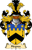 English Coat of Arms (v.23) for the family Heynes