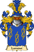 French Family Coat of Arms (v.23) for Lamour