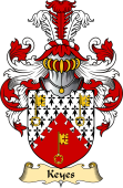 English Coat of Arms (v.23) for the family Key or Keyes
