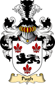 English Coat of Arms (v.23) for the family Pugh