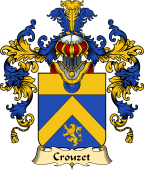 French Family Coat of Arms (v.25) Crouzet
