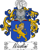 Araldica Italiana Coat of arms used by the Italian family Nicolini 2