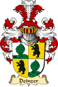 v.23 Coat of Family Arms from Germany for Deinzer