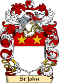 English or Welsh Family Coat of Arms (v.23) for St John