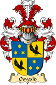 v.23 Coat of Family Arms from Germany for Oswald