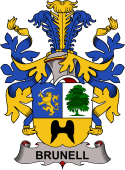 Swedish Coat of Arms for Brunell