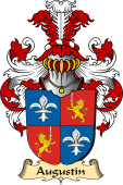 v.23 Coat of Family Arms from Germany for Augustin