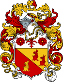 English or Welsh Coat of Arms for Rycroft (Normandy, Lancashire , Shropshire )