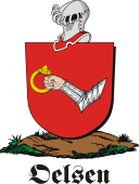 German shield on a mount for Oelsen