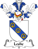 Coat of Arms from Scotland for Leslie