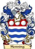English or Welsh Family Coat of Arms (v.23) for Henning (Dorsetshire)