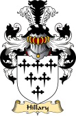English Coat of Arms (v.23) for the family Hillary