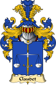French Family Coat of Arms (v.23) for Claudet